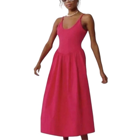 NWT Free People Dylan Midi Dress - Picture 3 of 8